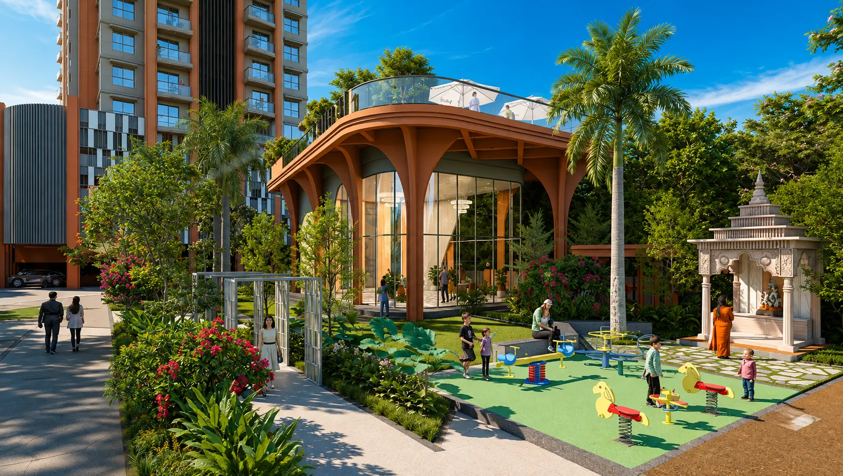 Garden at Namrata Boulevard