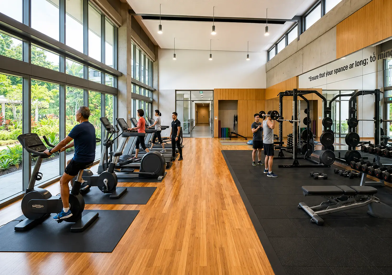Gymnasium at Namrata Boulevard